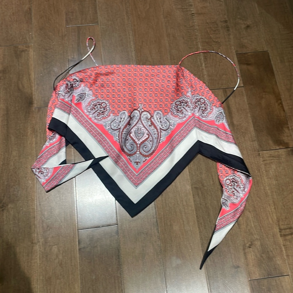 Zara handkerchief top sz xs